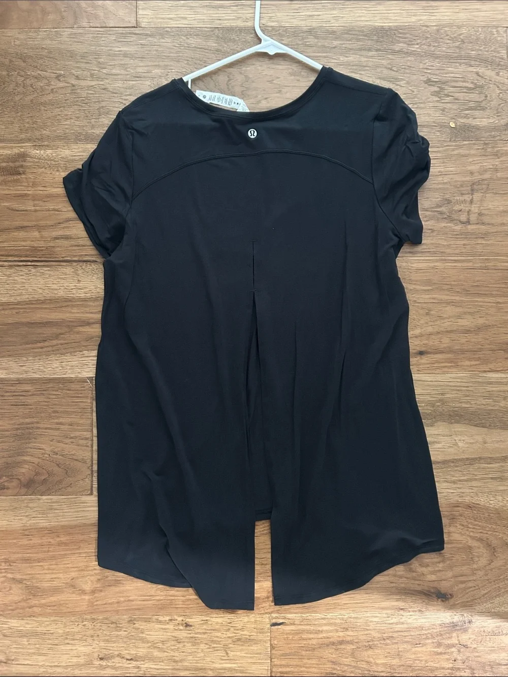 Black Women's Short Sleeve Tunic Top - Classic Crew Neck